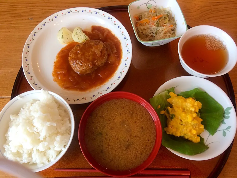 Snapdishの料理写真:Hamburger Teisyoku Sey|Food Gardenさん