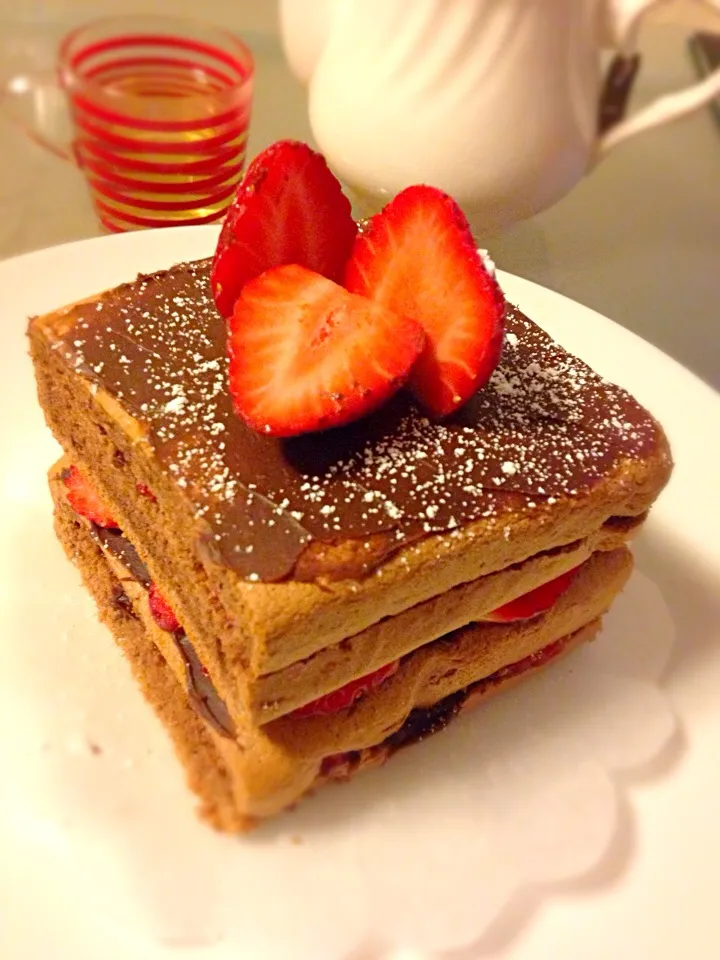 Strawberry choc cake|Amyさん