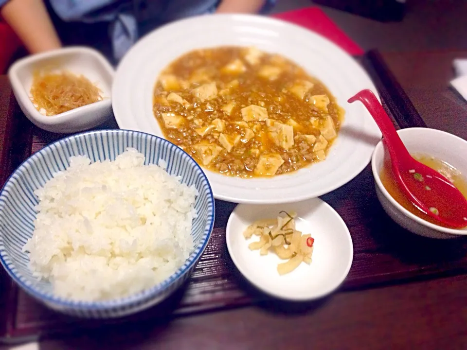 麻婆豆腐定食|しょうさん