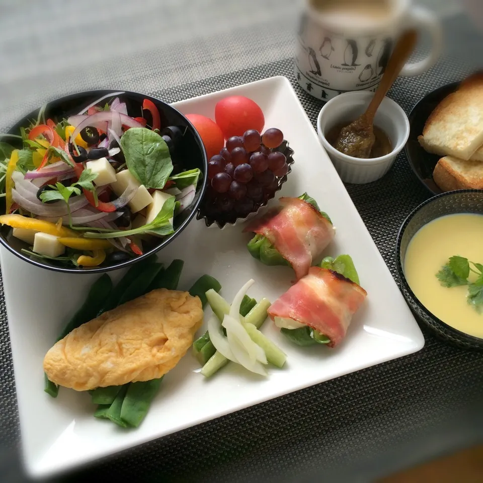 今日の朝ごはん|ぺんぎんさん