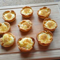 Snapdishの料理写真:creme brulee tartlets|Cinny Tranさん