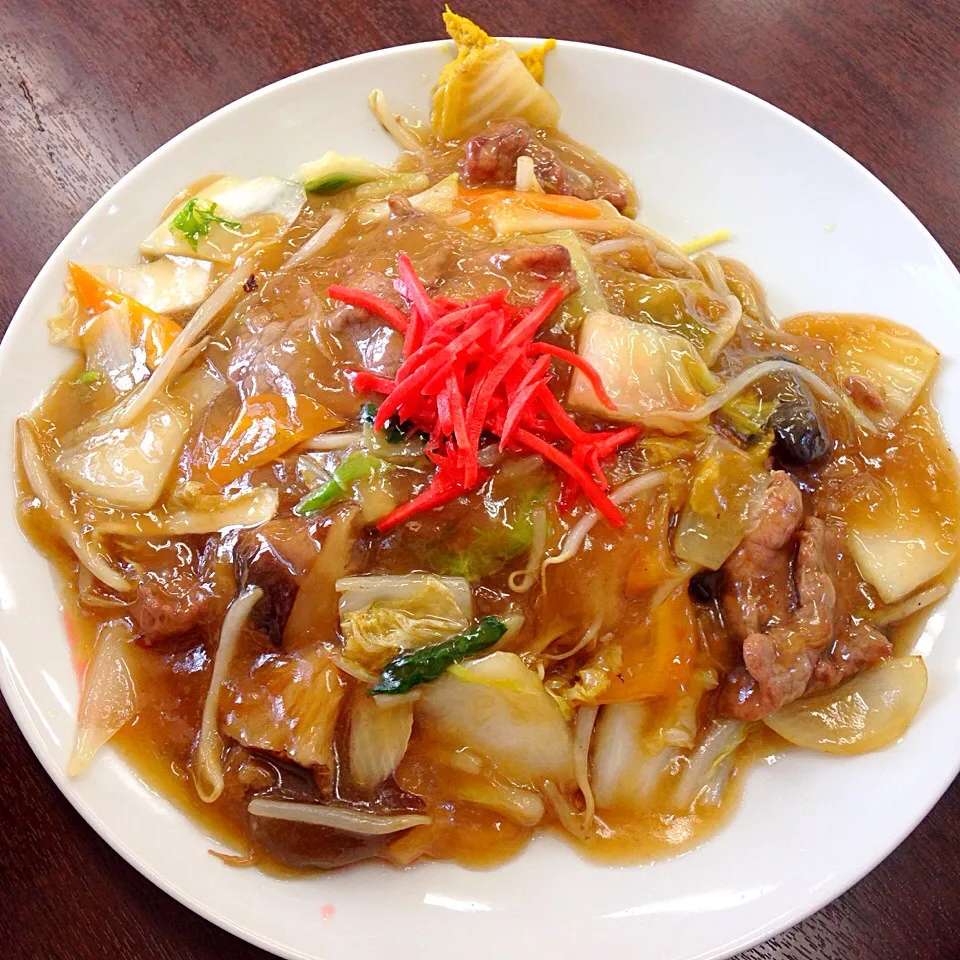 牛肉あんかけやきそば|Frau₍ᐢɞ̴̶̷ ·̮ ɞ̴̶̷ᐢ₎さん