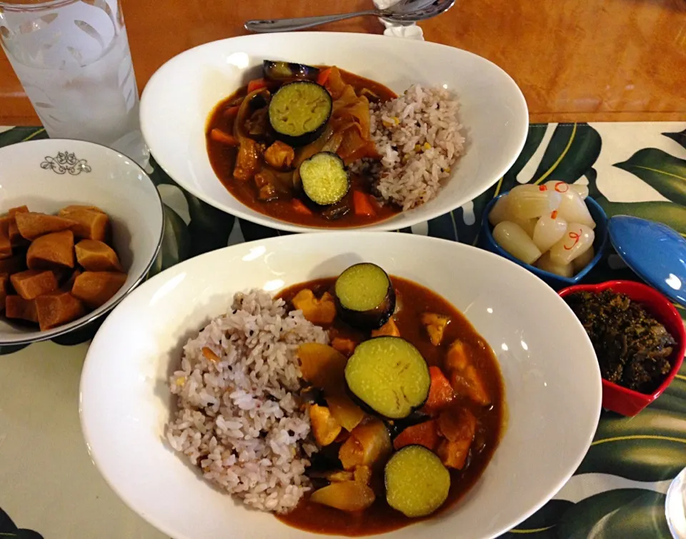 茄子とチキンの野菜たっぷりカレー|ヨーコさん