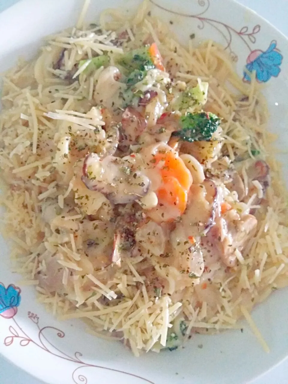 Pasta in Carbonara sauce|🌷lynnlicious🌷さん