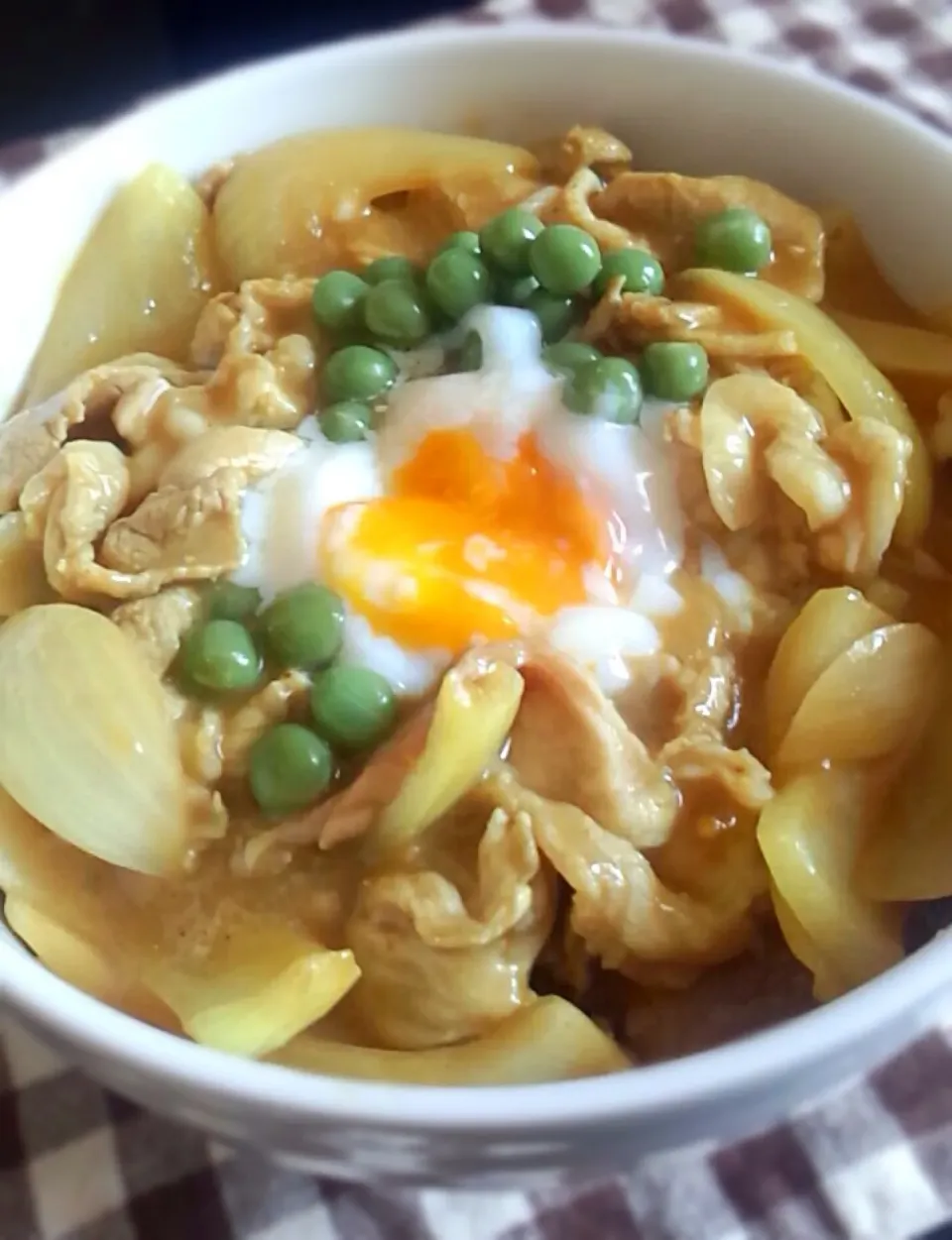 Snapdishの料理写真:おんたまカレー丼|平原知宏さん