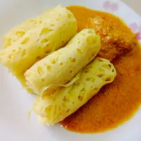 roti jala wif chicken curry|Norazliza Kasmudiさん