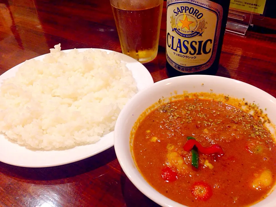 草枕のエビとアサリとトマトカレー！|松下勇作さん