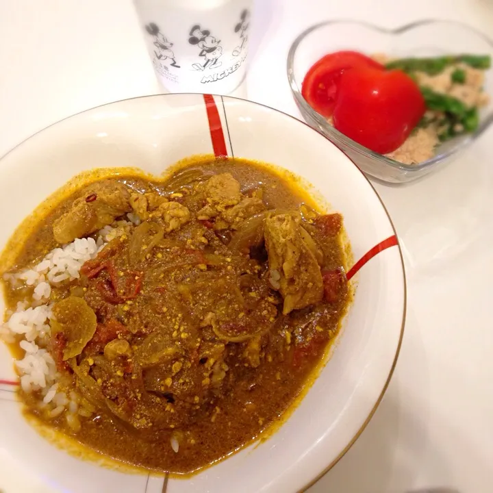 やみつきチキンカレー！辛口です♡|NanaMOさん