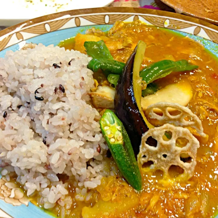 Snapdishの料理写真:自家製スープカレー|rittachuさん