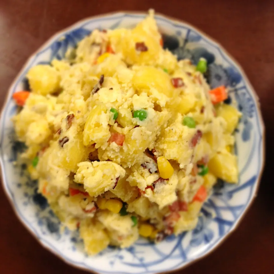 Bacon cheese potato salad ベーコン、チーズのポテトサラダ|Mama Kathi Dinerさん