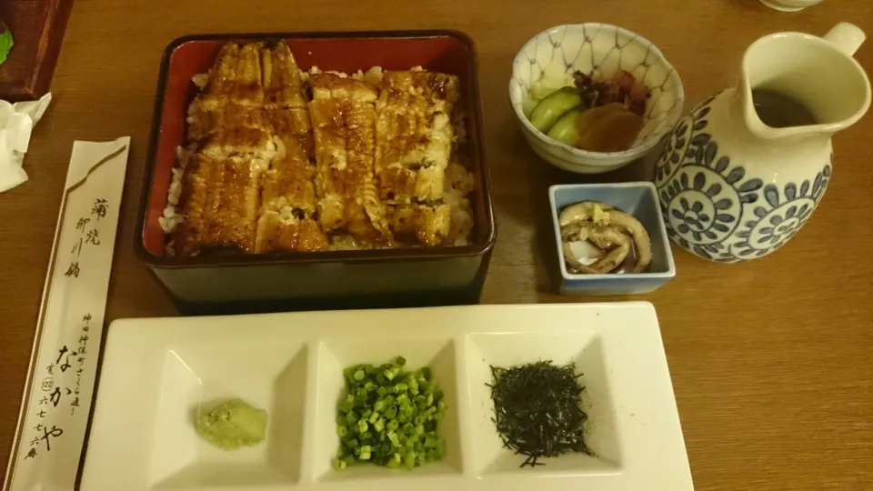 Snapdishの料理写真:蒲焼き(ひつまぶし風)byなかやin神保町|石さん