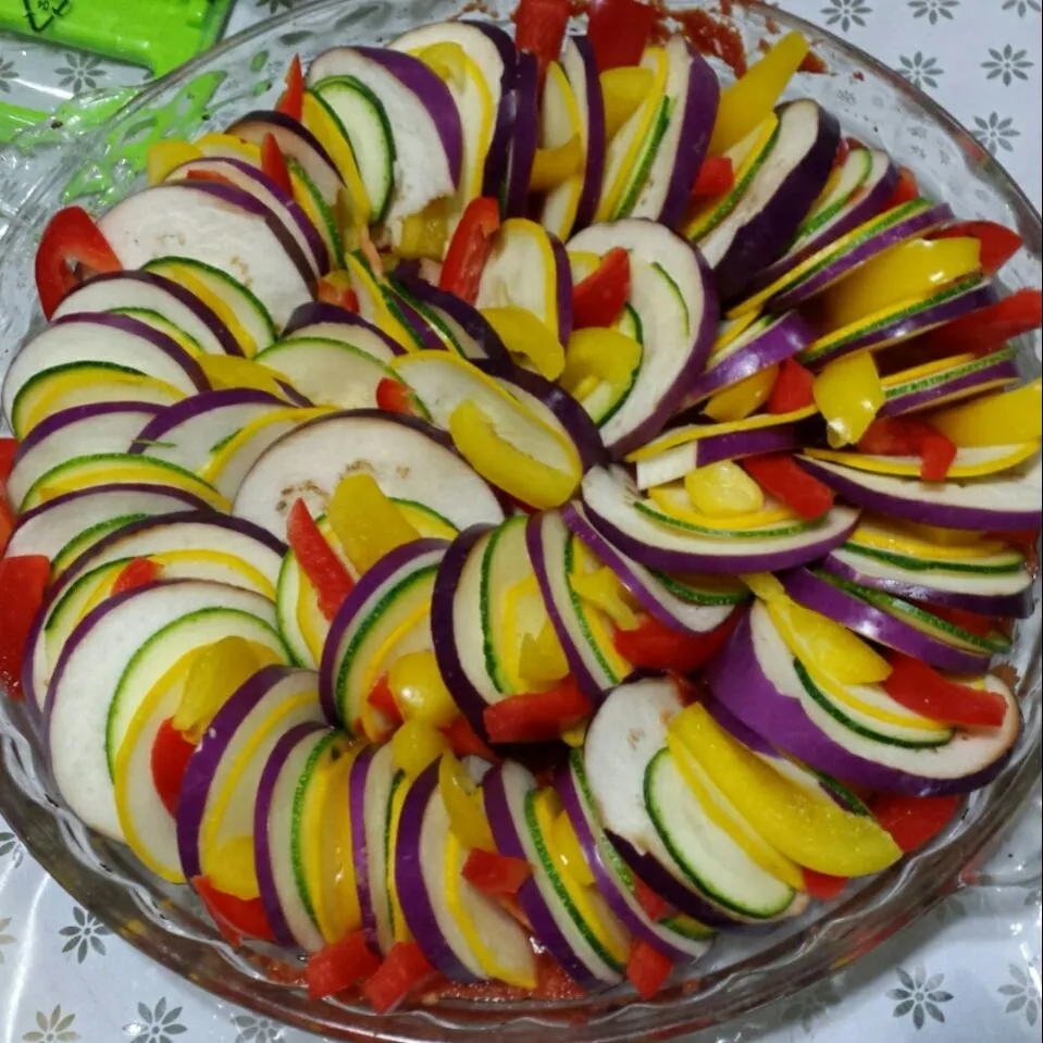 Ratatouille Casserole (before oven)|Goh-sanさん