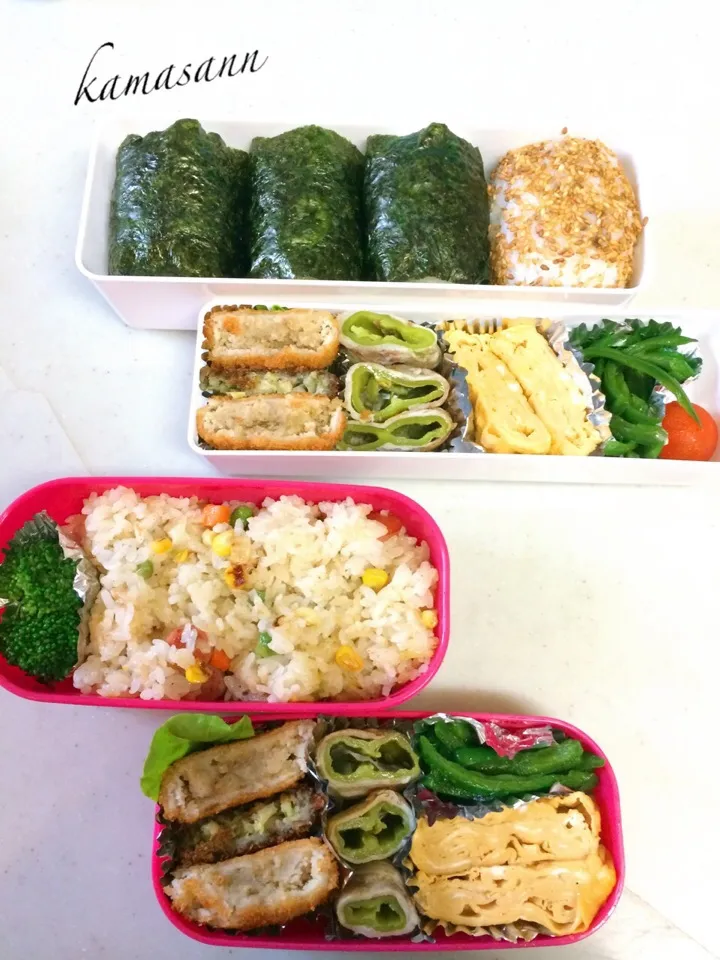 今日のお弁当🍱🍱|かまさん