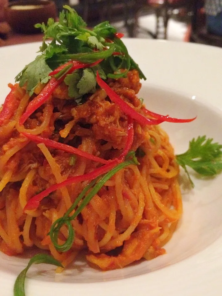 Chilli crab spaghetti|12Dragonさん