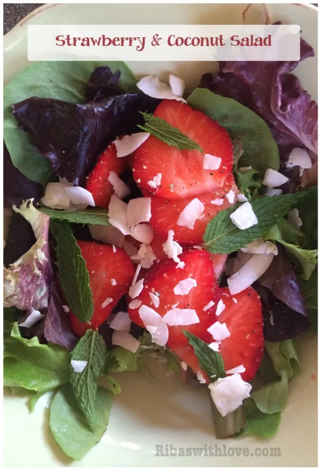 Strawberry Coconut Salad|Ribas with Loveさん