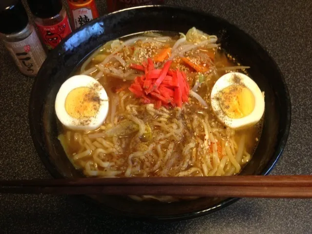 マルちゃん正麺、コンソメ味噌味！💦(ﾟoﾟ;;✨|サソリさん