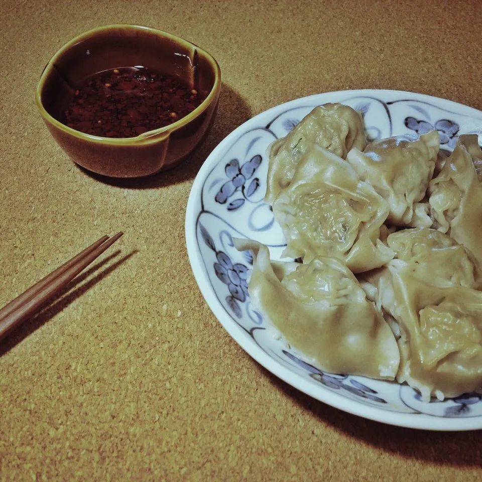 黄瓜肉馅冷馄饨|味食菌さん