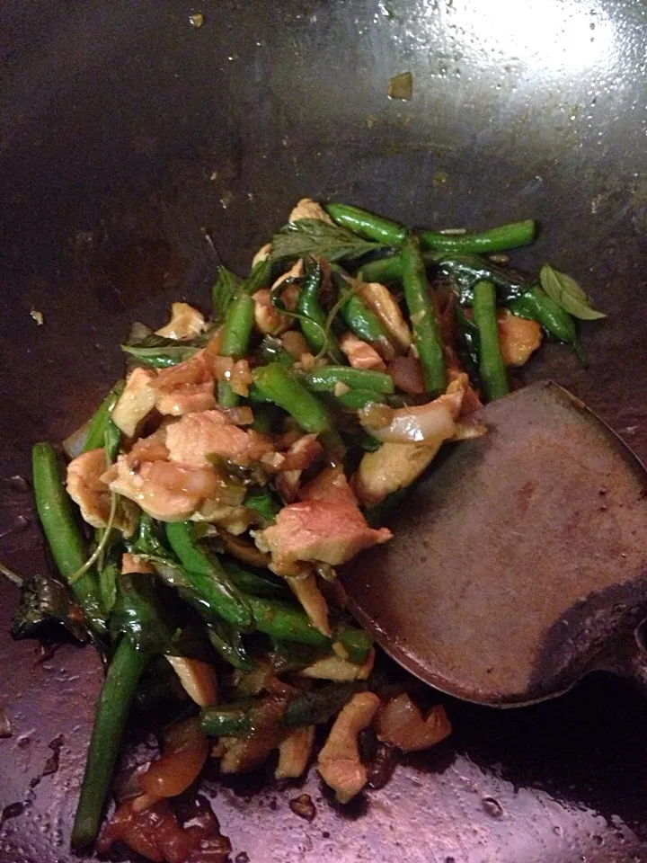 Kapow chicken & green beans|Leo D.さん