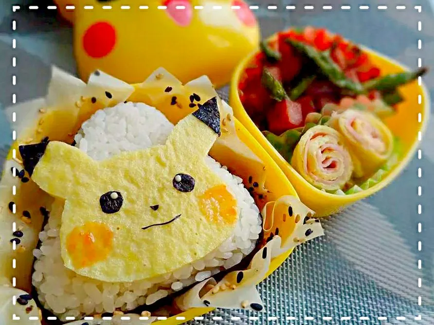 ピカチュウ キャラ弁！Kid's School Bento(*'▽'*)♪|The Reinhartsさん