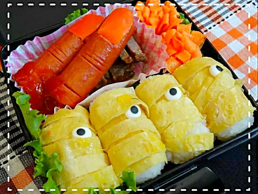 Halloween Kid's Lunch!  ハロウィンデコ弁(•ө•)♡|The Reinhartsさん