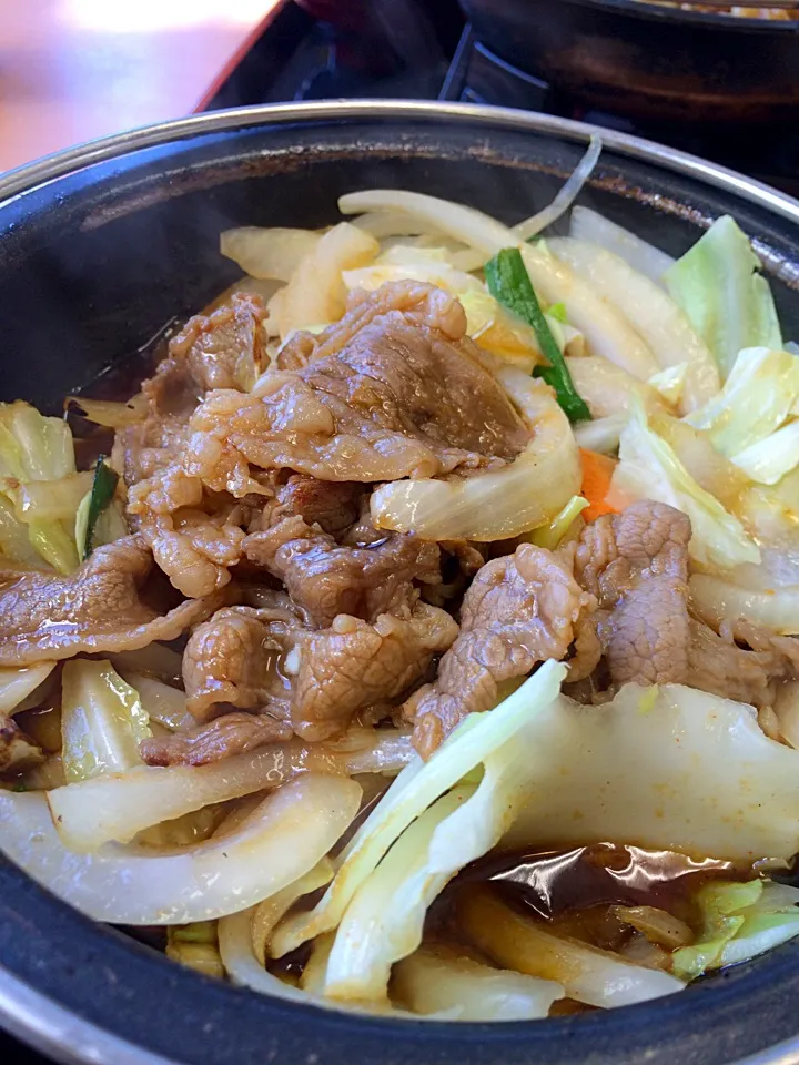 牛バラ野菜焼定食|沼澤宏幸さん