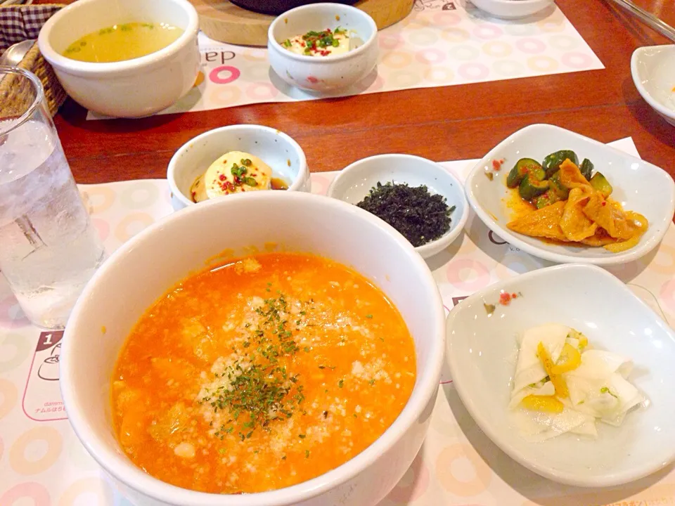 鶏とトマトのお粥♡|yumiさん