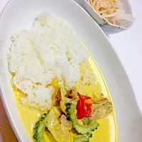 夏野菜たっぷりココナッツカレー|さきさん