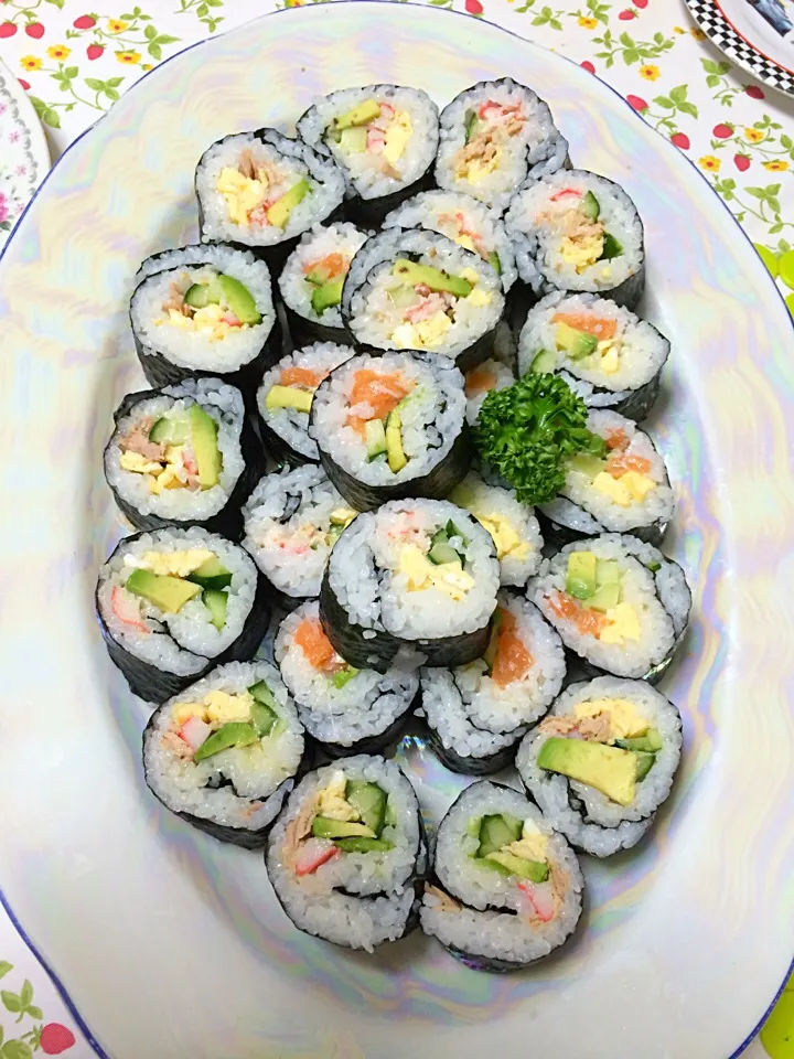 My homemade maki sushi|gachiyunaoさん