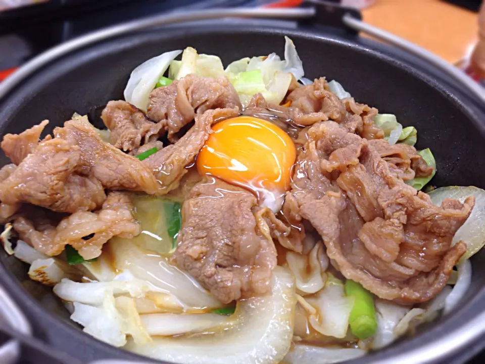 Snapdishの料理写真:吉野家 牛バラ野菜焼き定食 生玉子のせ|ddr3rdmixさん