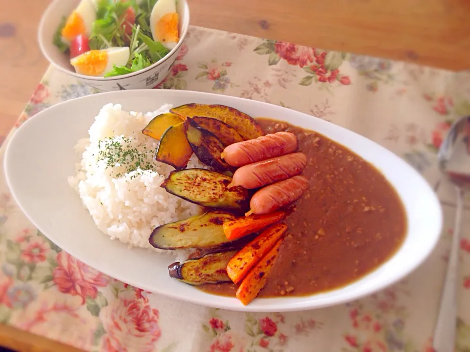 夏野菜のせカレー♪|sho...✡*゜さん