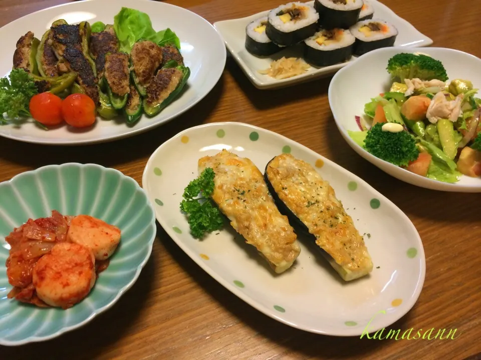 Snapdishの料理写真:りるのんさんの料理 簡単！激ウマ！茄子のボートグラタン🌸 またまた作ったよ（≧∇≦）💕|かまさん