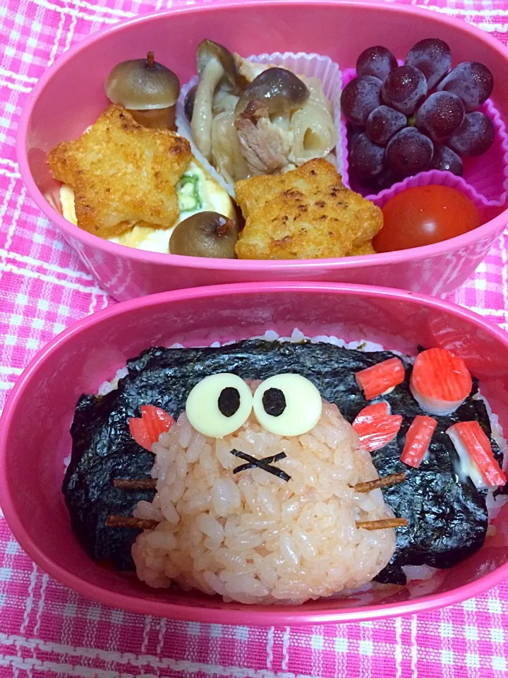 本日の学童弁当〜カニさん弁当〜|こむぎさん