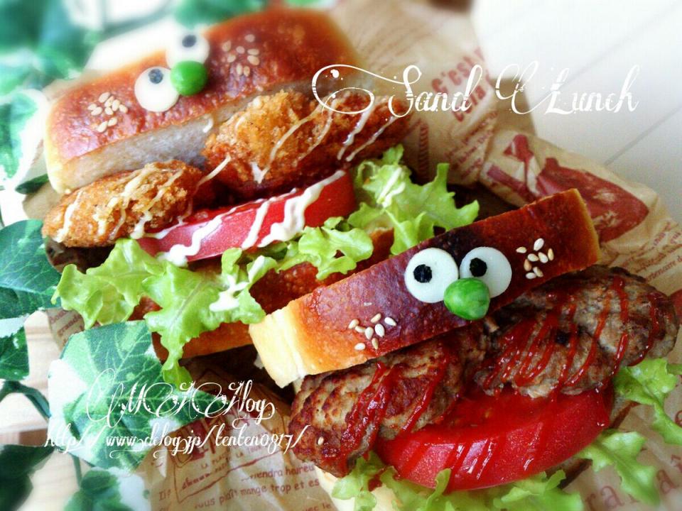 ｶﾞｯﾂﾘ Twins ｻﾝﾄﾞくんﾗﾝﾁ :D