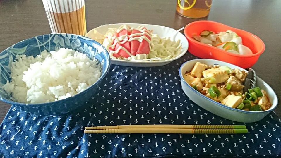 麻婆豆腐・茄子
トマトサラダ|Daiさん