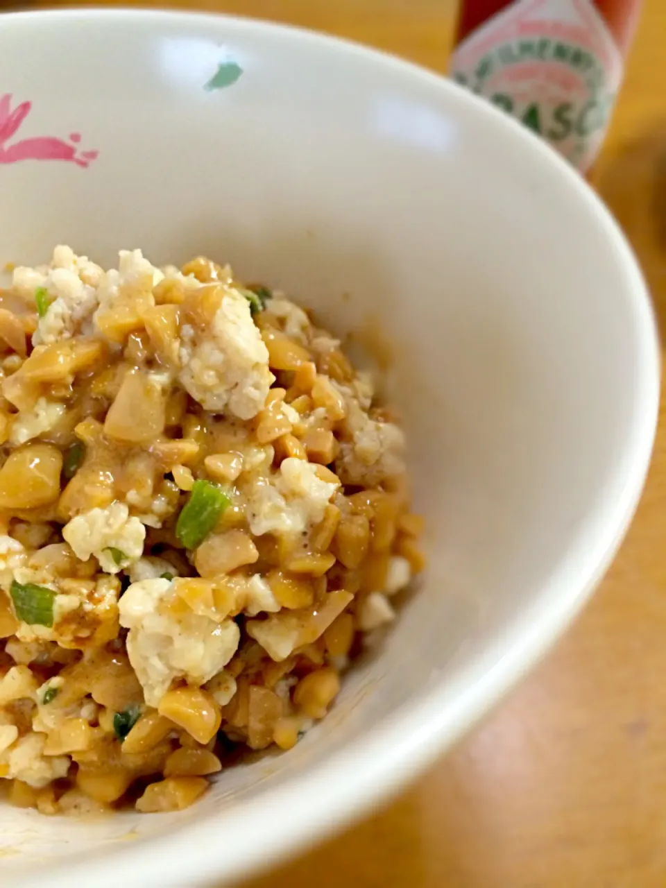 ケンミンショーで見たスタミナ納豆作ってみた 朝から食べてみたw|かおりさん