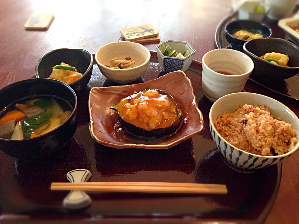 Snapdishの料理写真:蔵前で自然食ランチ|macyuさん