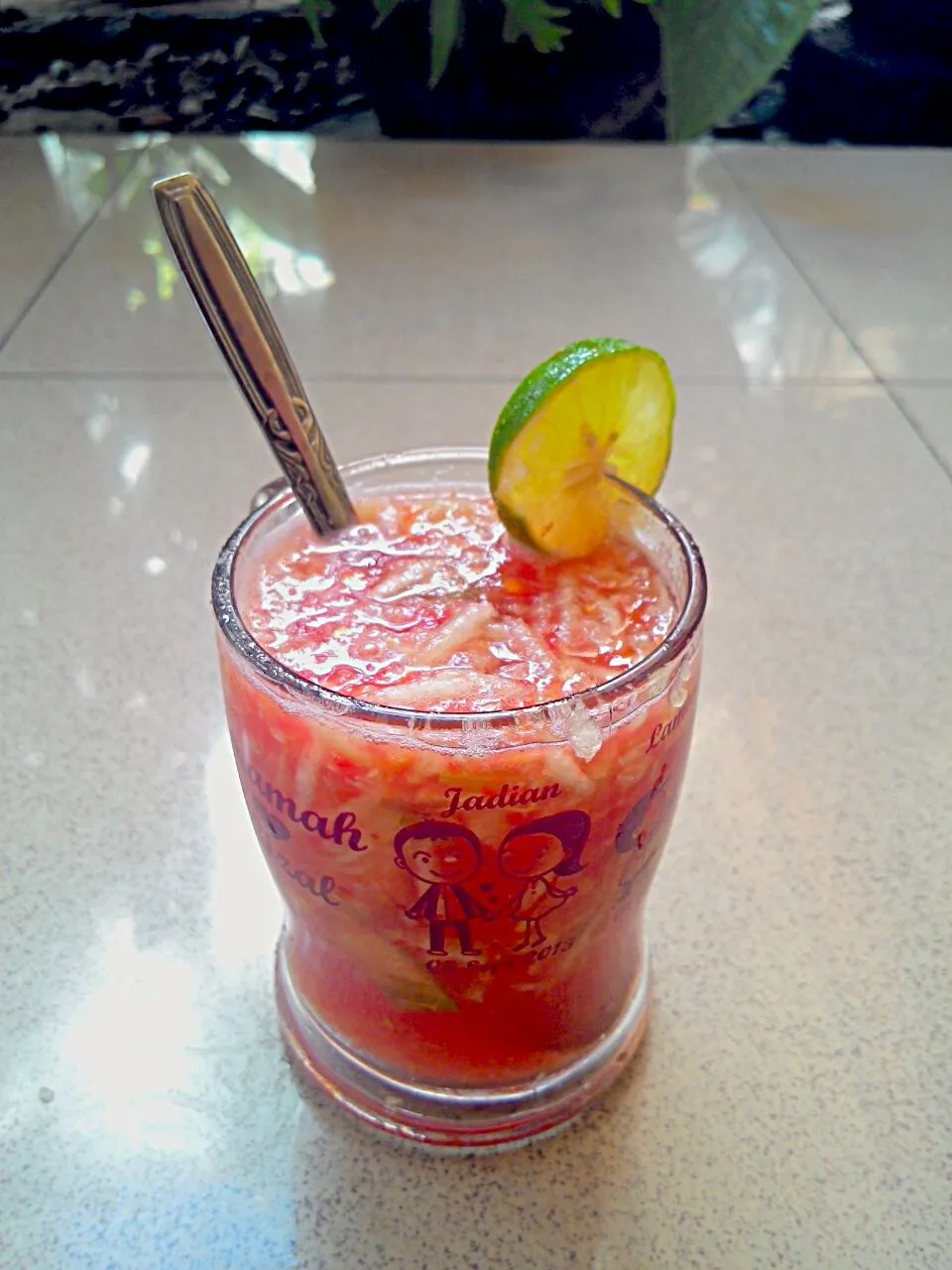 grated tomatoes + grated cucumbers + lime water ..
Super Antioxidant drink .... #healthydrink #antioxidant|Akhmad Fadli Ramadhanさん