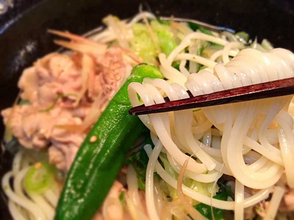 ポン酢豚しゃぶそうめん4|半田手延べそうめんの店 阿波や壱兆さん