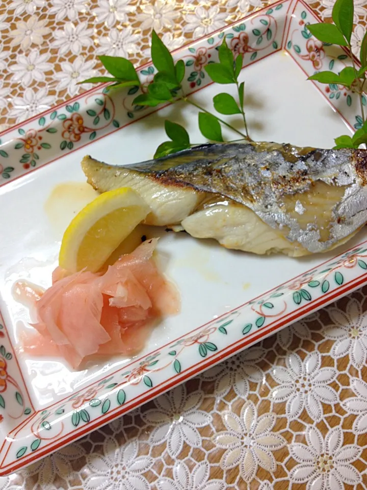 魚へんに春と書いて、サワラ、鰆の糟漬け焼き〜|カフェアジアンさん