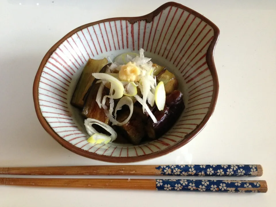 ナスの煮浸し|さやぴーすさん