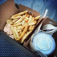 Snapdishの料理写真:Greek Fries|stephanie mizuhaさん