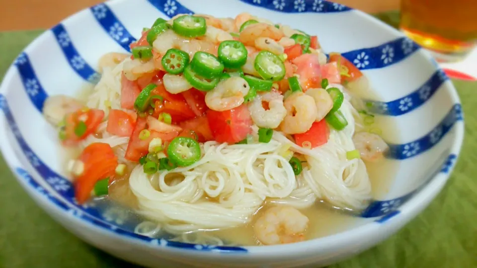 塩レモンでさっぱりそうめん|るみこさん