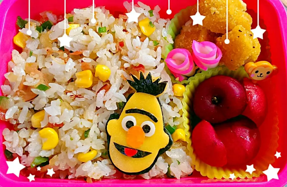 "Bert" Kid's School Lunch!  セサミストリート キャラ弁(o^^o)♪|The Reinhartsさん