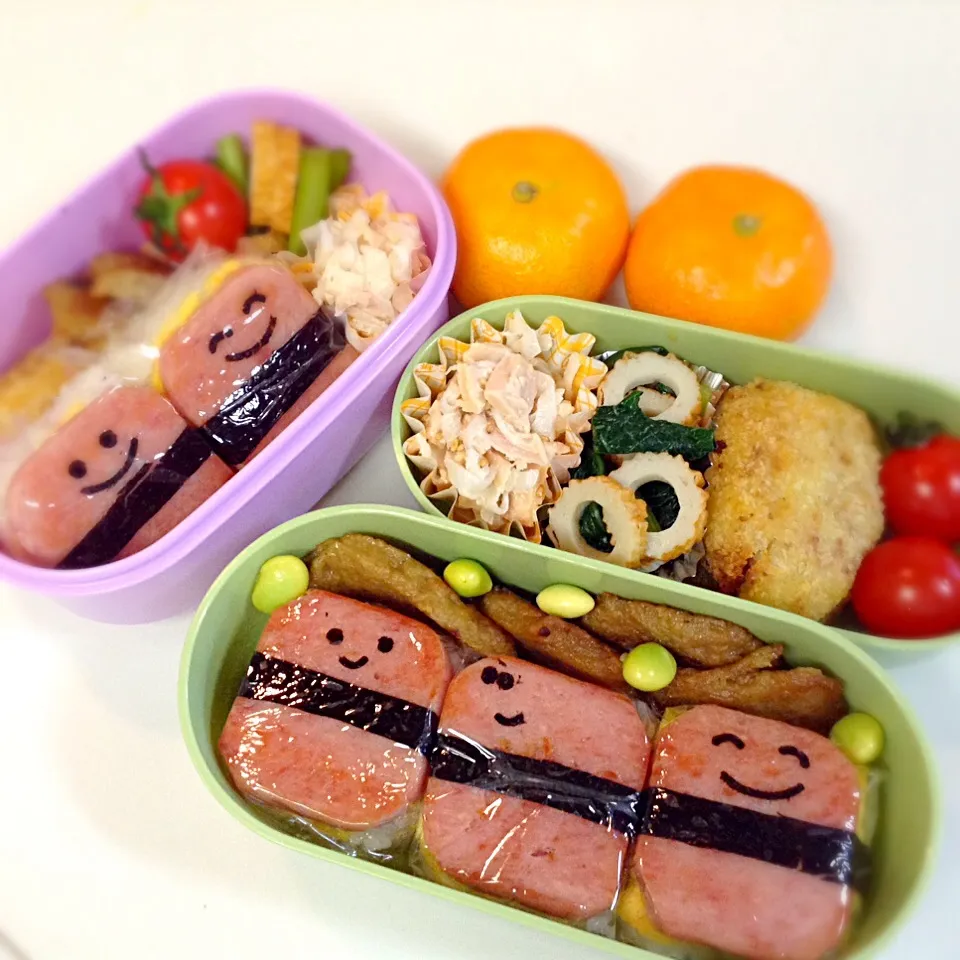 学童弁当 スパムおむすび|yukoさん