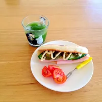 Snapdishの料理写真:パニーニで朝ご飯|yuka.kさん