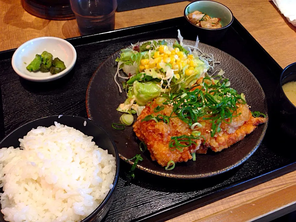 Snapdishの料理写真:チキンたつたのおろしポン酢(^o^)|すかラインさん