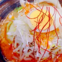 Snapdishの料理写真:富士山辛味噌ラーメン|Manabu Satohさん