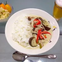 夏野菜たっぷりグリーンカレー|アルさん