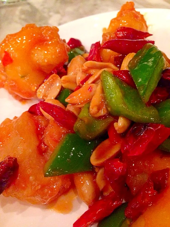 Gong bao prawns|Foodさん