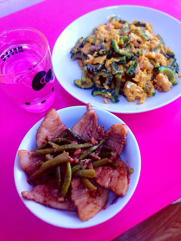 *Bitter Melon TorTiLLo & Adobong p0rk w/ string Beans*😋|Irish Zaragozaさん